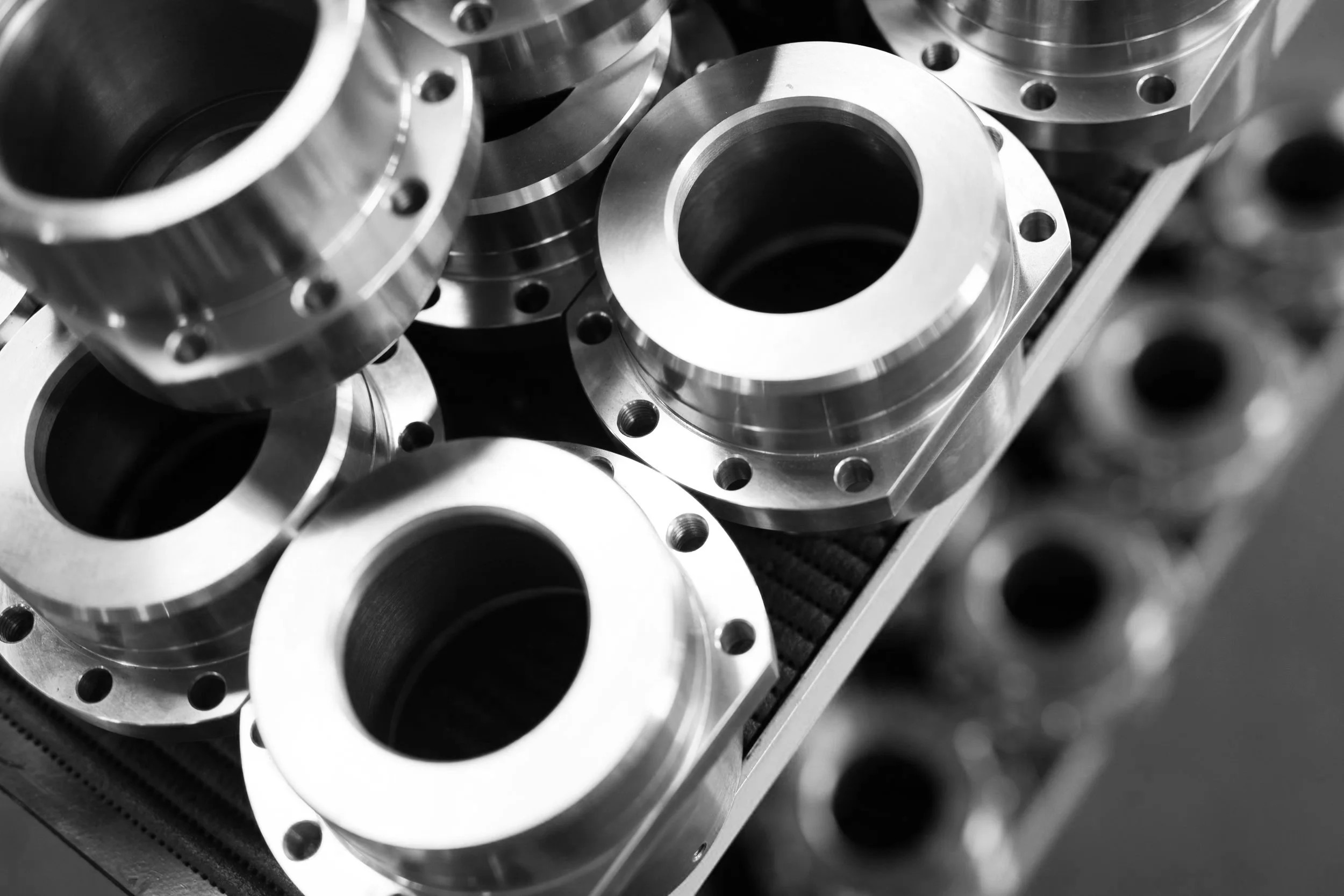 Precision machined metal components